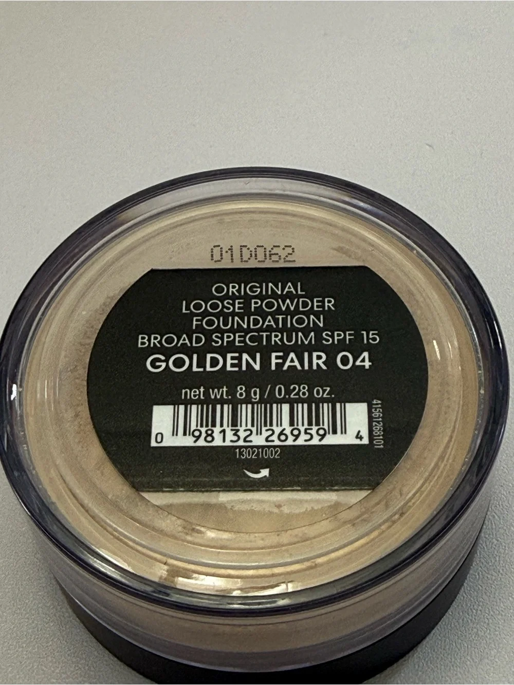 bareMinerals Original Loose PowderFoundation SPF 15 Golden Fair 04/8g